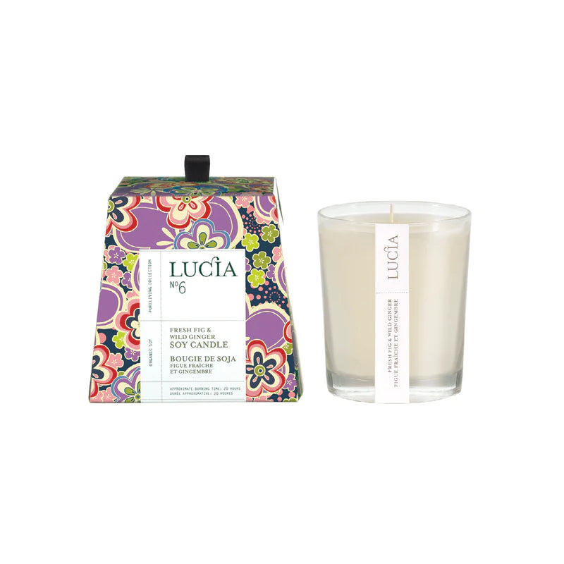 Bougie de Soja Figue Fraiche et Gingembre
