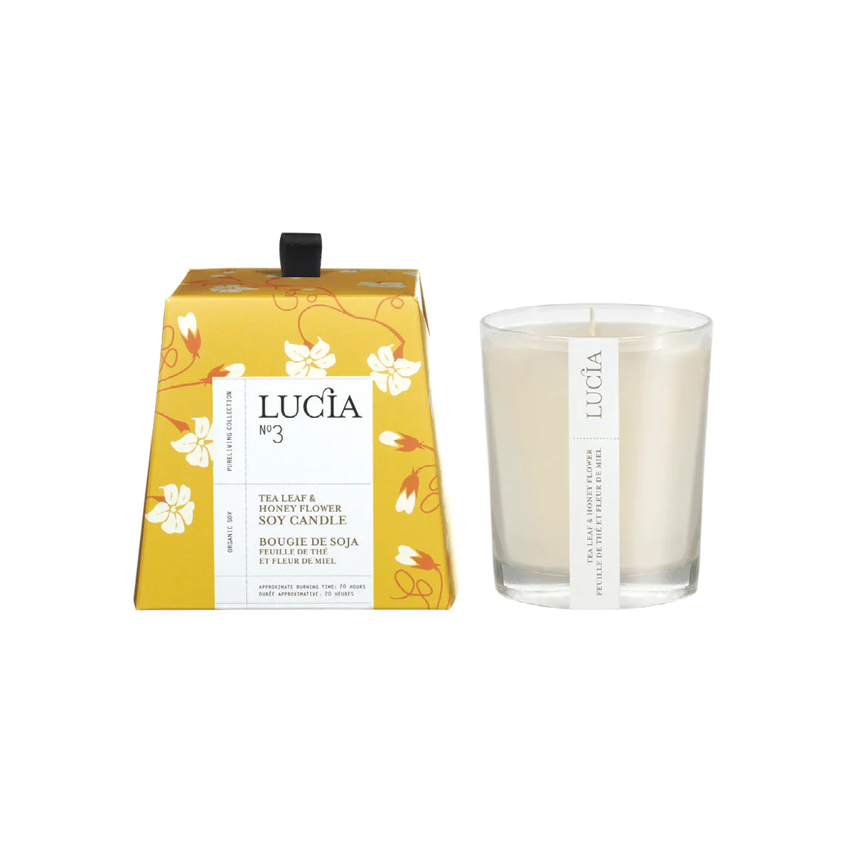 Bougie de Soja Fleur de Thé