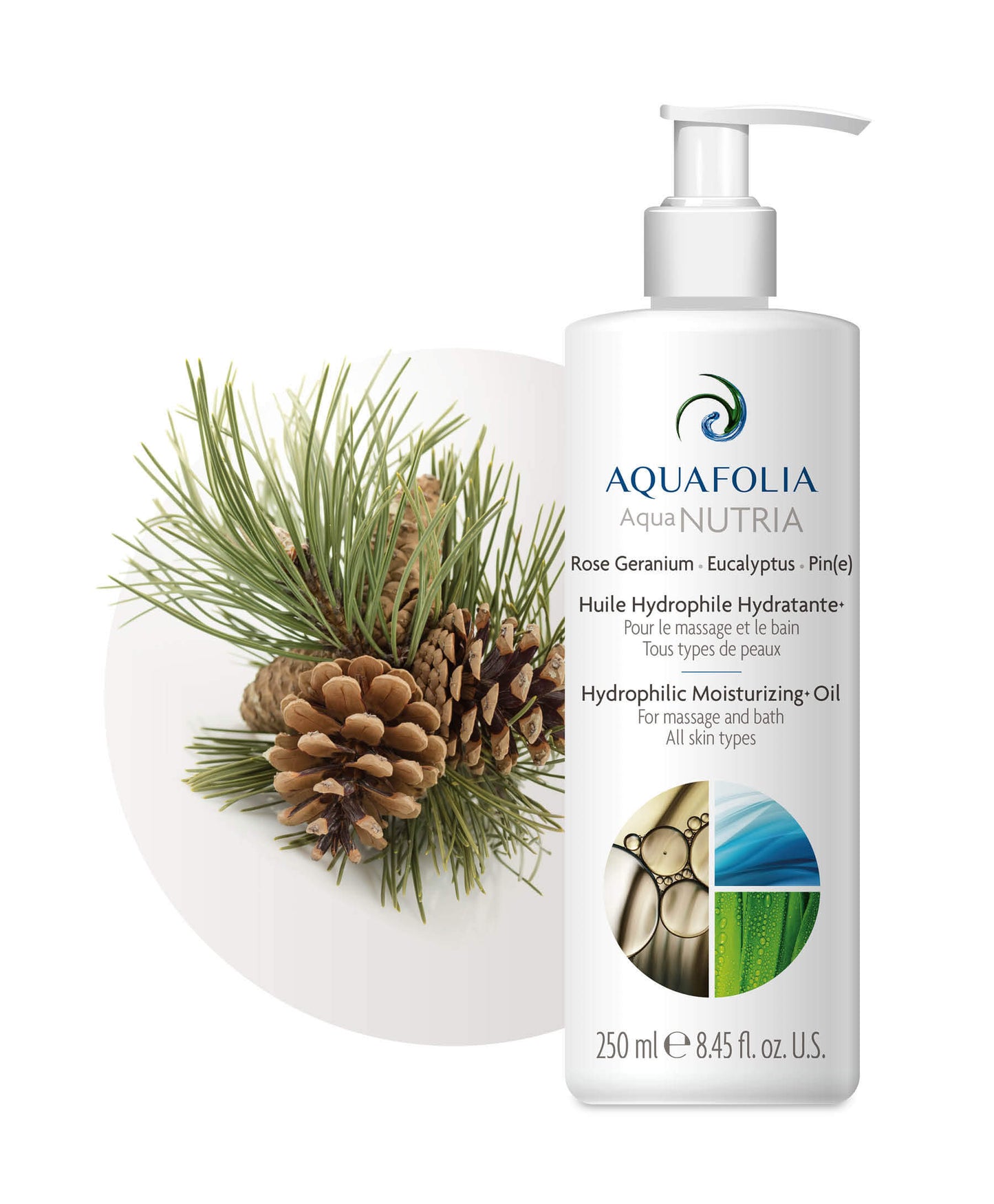 Hydrating Hydrophilic Oil Rose Geranium-Eucalyptus-Pine