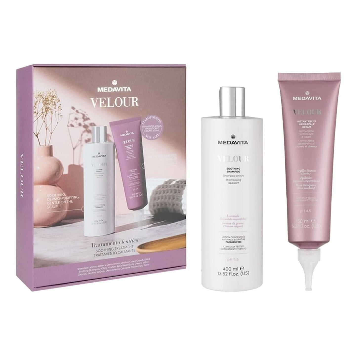 Medavita - Holiday Box Set - Velour Soothing Treatment